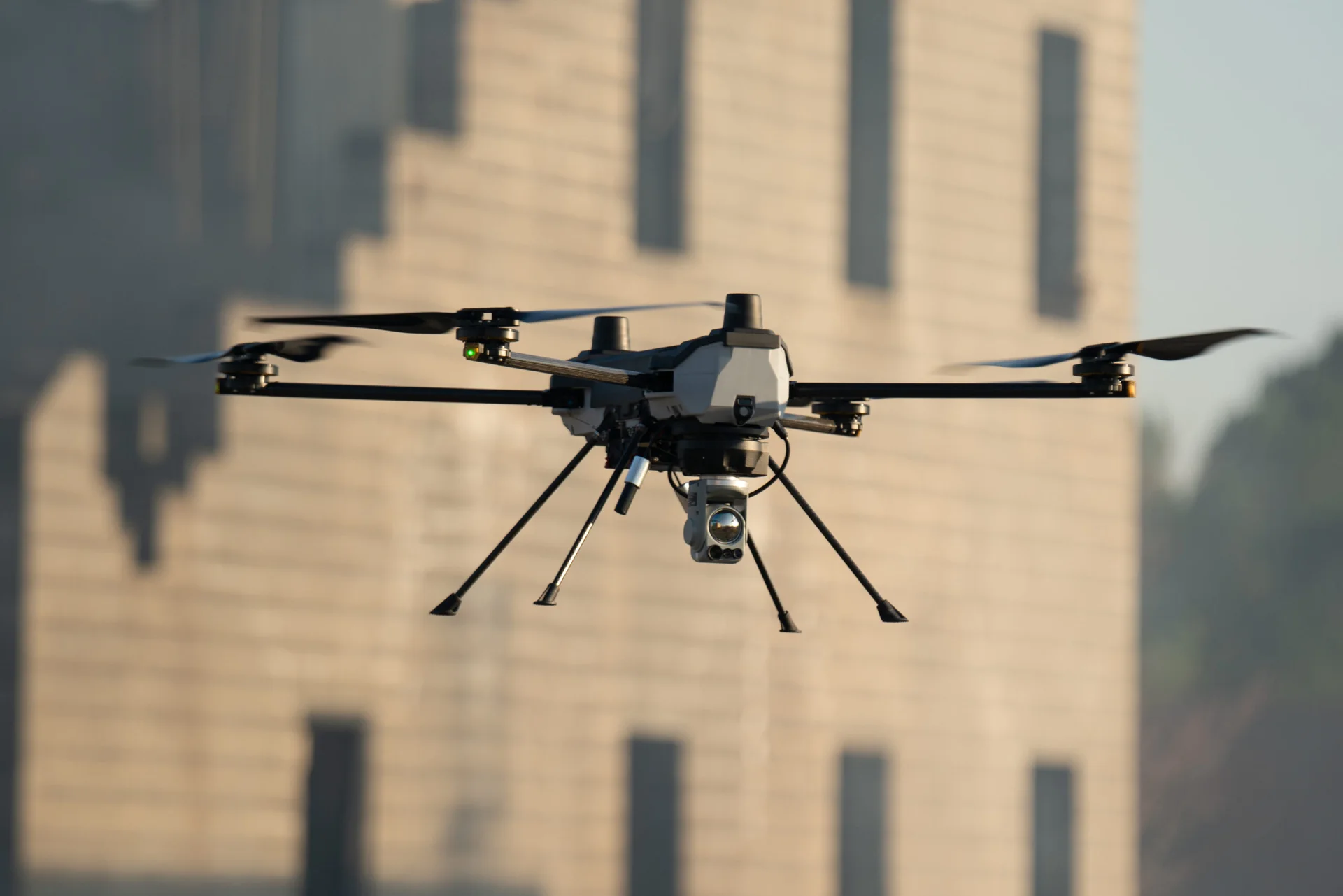 PDW drone in flight