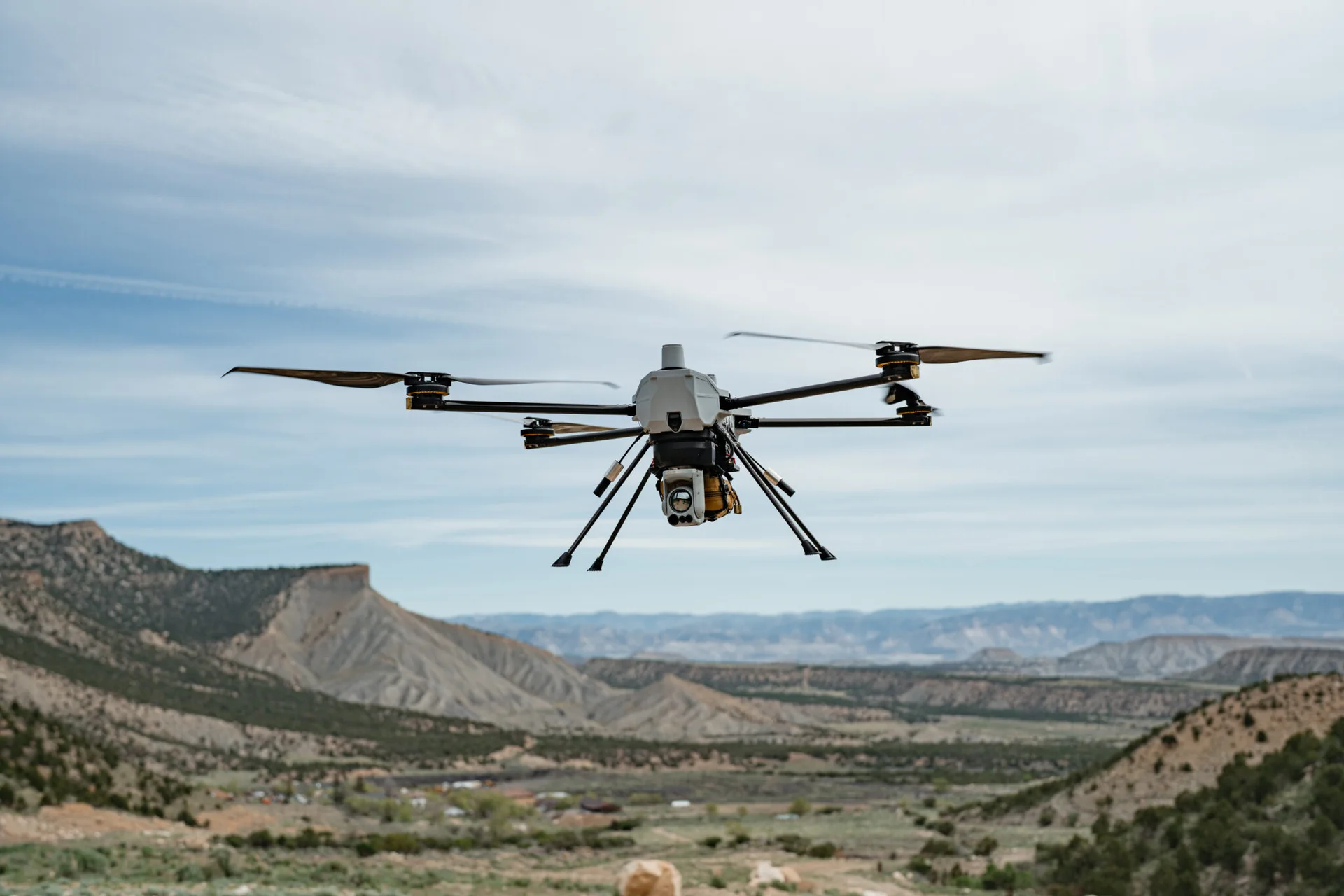 Drone in flight