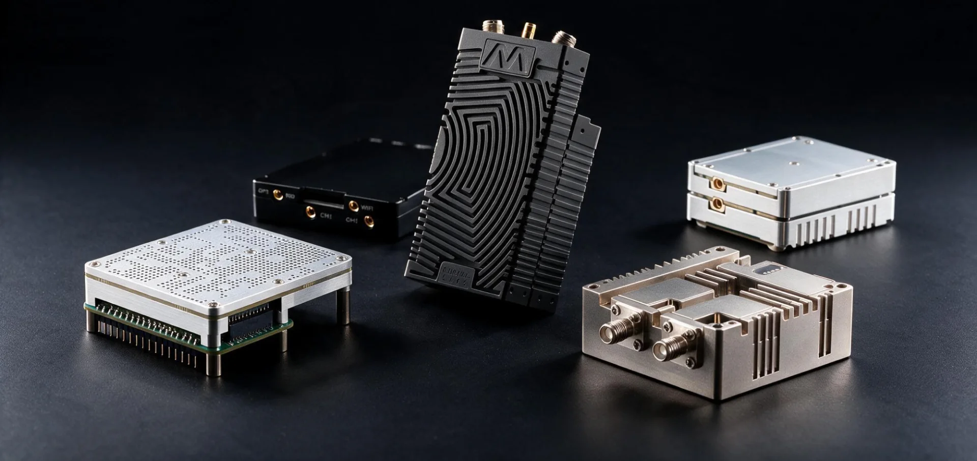 Mesh Rider radio hardware in several form factors
